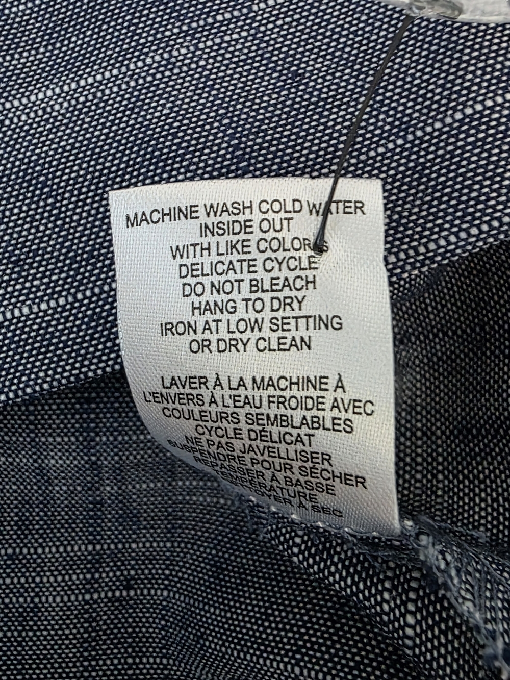 Joie Sleeveless Button-Front Top in Heathered Blue Womens Size Small - Picture 7 of 9